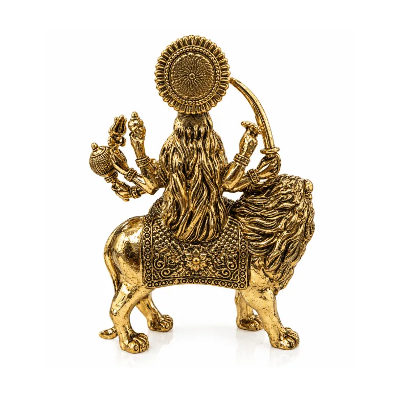 Brass Durga L Statue-Global Food Hub