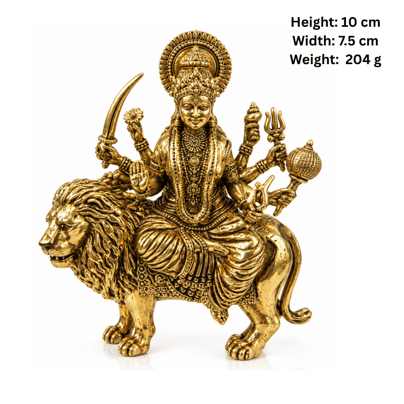 Brass Durga M Statue-Global Food Hub
