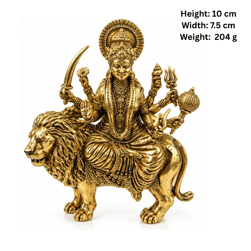 Brass Durga M Statue-Global Food Hub