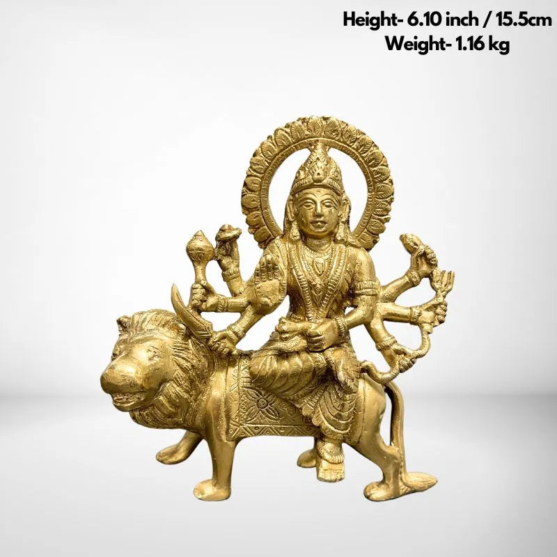 Brass Durga Statue-Global Food Hub