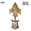 Brass Ganesh 3 Bells Deepak Hanging Wall Decor-Global Food Hub