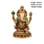 Brass Ganesh Big - 35.5cm Height-Global Food Hub