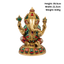 Brass Ganesh Big - 35.5cm Height-Global Food Hub