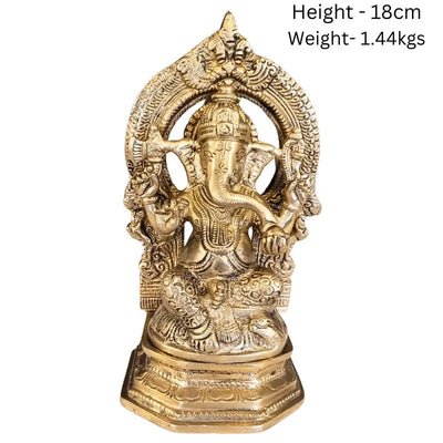 Brass Ganesh Design 2-Global Food Hub