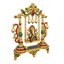 Brass Ganesh Jhula / Swing White Multi color-Global Food Hub