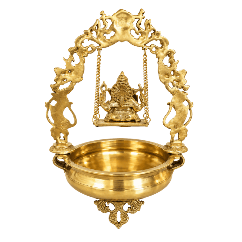 Brass Ganesh Jhula/ Swing with Uruli-Global Food Hub
