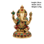 Brass Ganesh Medium - 29cm Height-Global Food Hub