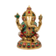 Brass Ganesh Small - 16cm Height-Global Food Hub