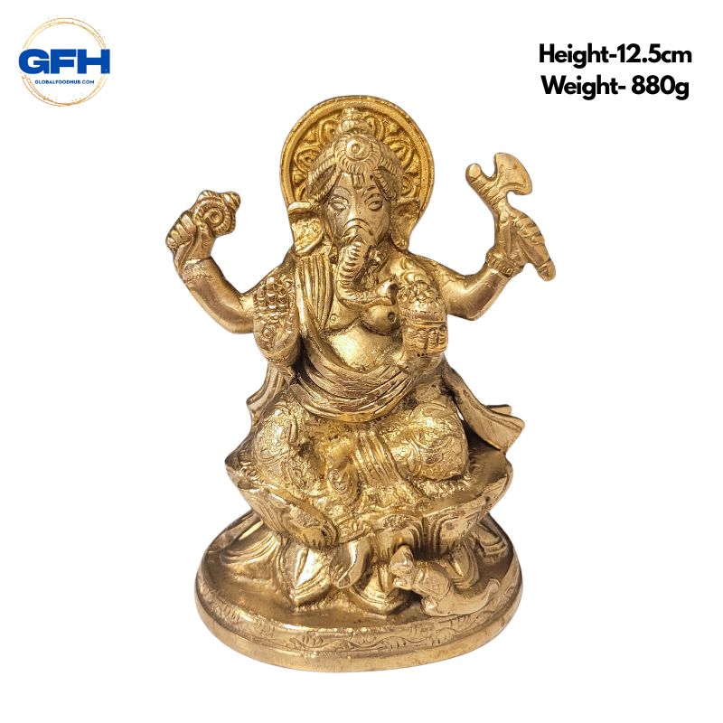 Brass Ganesh Statue-Global Food Hub