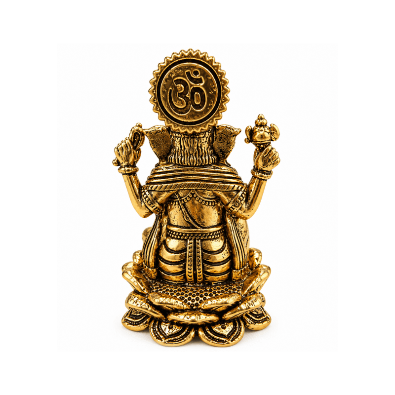 Brass Ganesha XS Miniature Statue-Global Food Hub