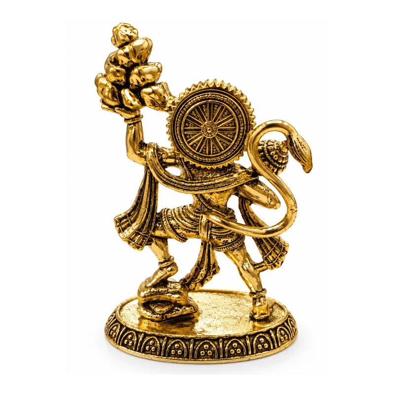 Brass Hanuman S Miniature statue with Parbat-Global Food Hub