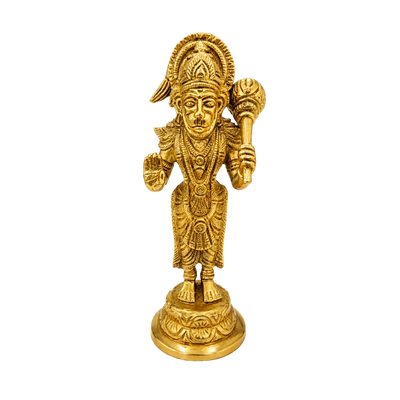 Brass Hanuman- Standing-Global Food Hub