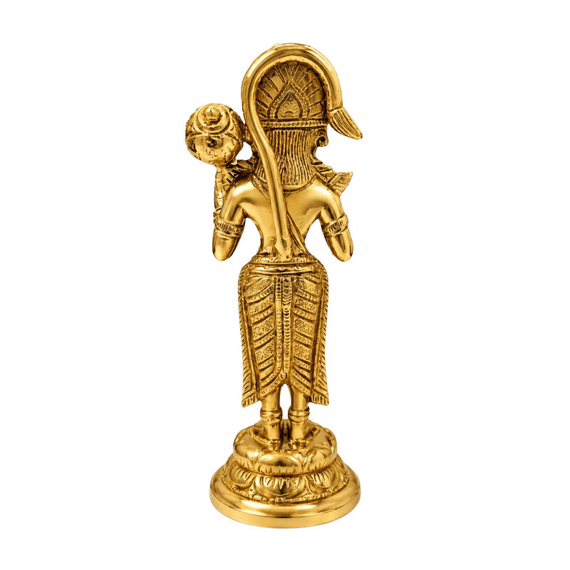 Brass Hanuman- Standing-Global Food Hub