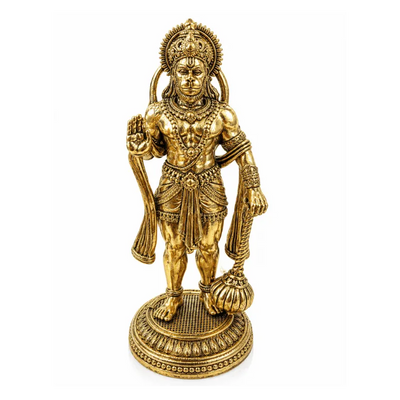 Brass Hanuman Standing Statue-Global Food Hub