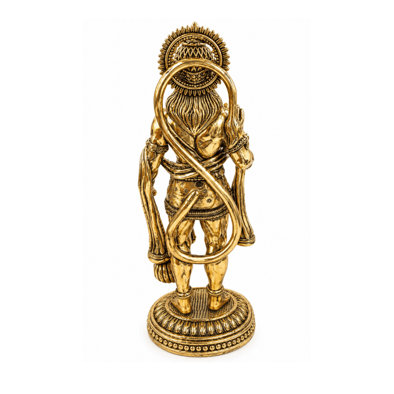 Brass Hanuman Standing Statue-Global Food Hub