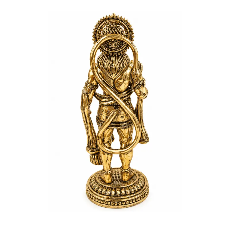Brass Hanuman Standing Statue-Global Food Hub