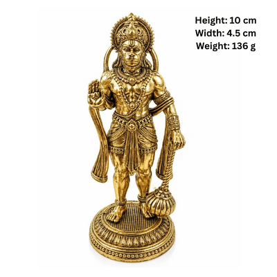 Brass Hanuman Standing Statue-Global Food Hub