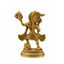 Brass Hanuman Statue with Parbat- Small-Global Food Hub