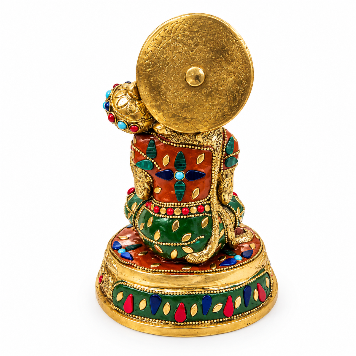 Brass Hanuman with Colorful Chola-Global Food Hub