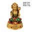 Brass Hanuman with Colorful Chola-Global Food Hub