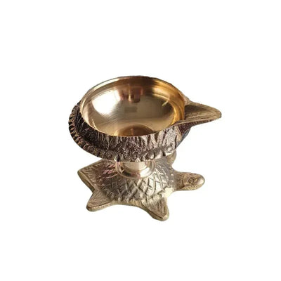 Brass Jyot Diya - Single Pc-Global Food Hub