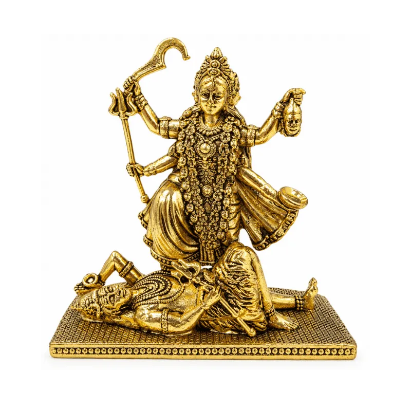 Brass Kali Miniature Statue-Global Food Hub
