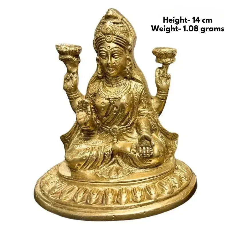 Brass Lakshmi - 1.08 kg-Global Food Hub