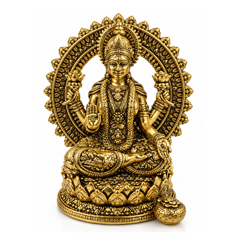 Brass Lakshmi Arch Miniature-Statue-Global Food Hub
