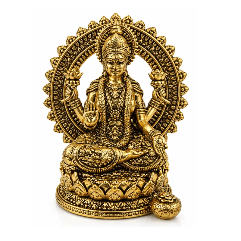 Brass Lakshmi Arch Miniature-Statue-Global Food Hub