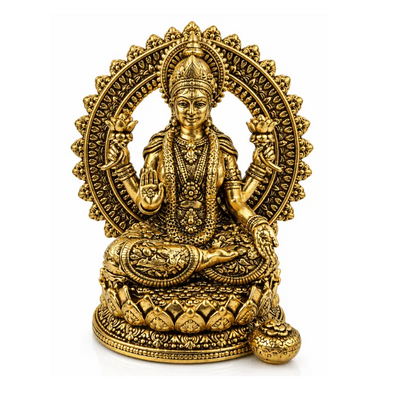 Brass Lakshmi Arch Miniature-Statue-Global Food Hub