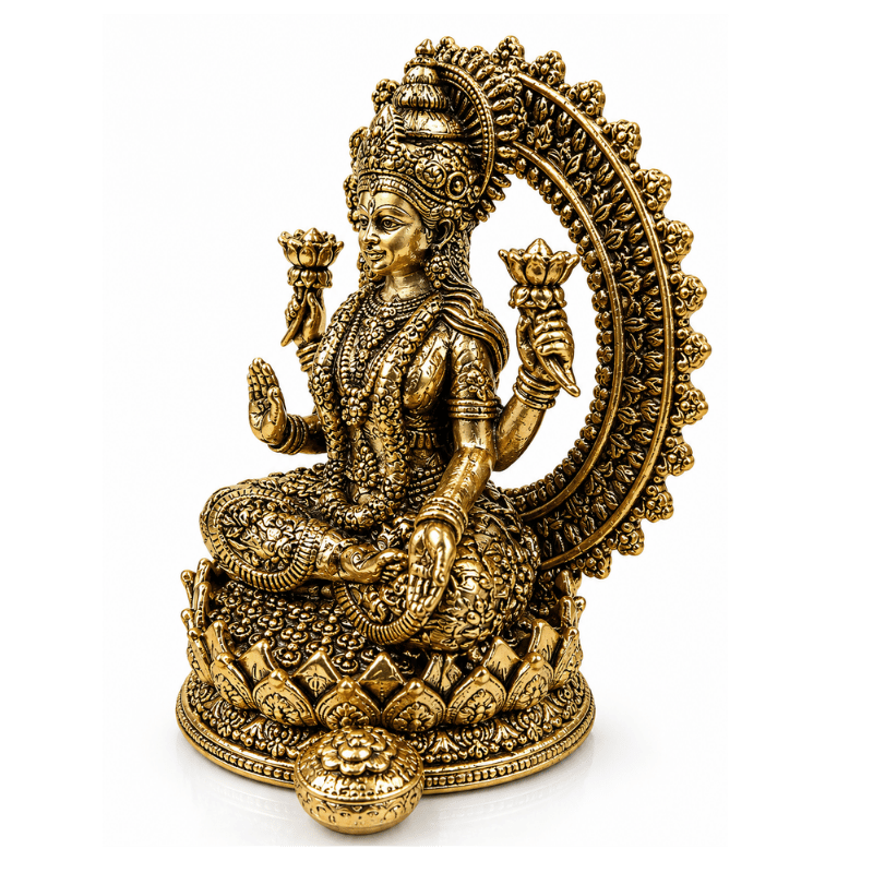 Brass Lakshmi Arch Miniature-Statue-Global Food Hub