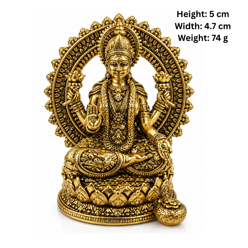 Brass Lakshmi Arch Miniature-Statue-Global Food Hub