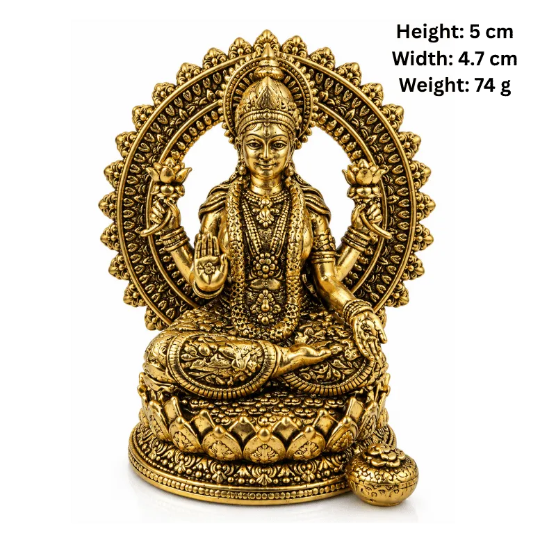Brass Lakshmi Arch Miniature-Statue-Global Food Hub