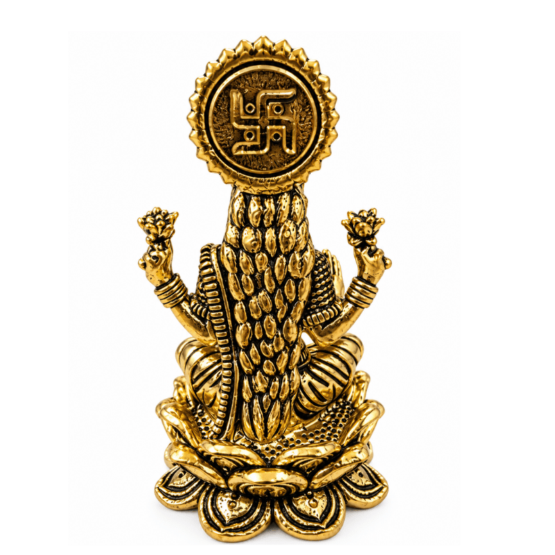 Brass Lakshmi Maa XS Miniature-Statue-Global Food Hub