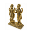 Brass Lakshmi Narayan XS Miniature Statue-Global Food Hub