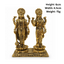 Brass Lakshmi Narayan XS Miniature Statue-Global Food Hub