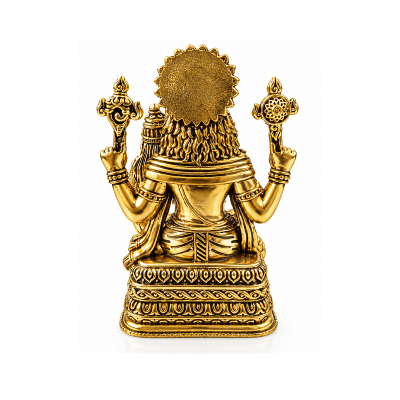 Brass Lakshmi Narsimha L Miniature Statue-Global Food Hub