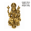 Brass Lakshmi Narsimha L Miniature Statue-Global Food Hub