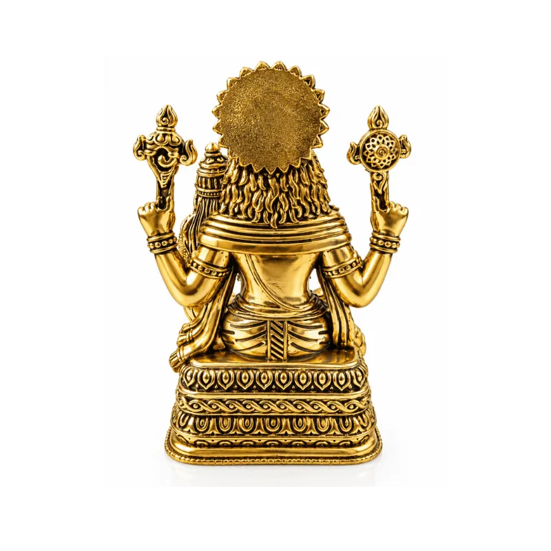 Brass Lakshmi Narsimha M Miniature Statue-Global Food Hub