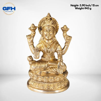 Brass Lakshmi ji Design 2-Global Food Hub