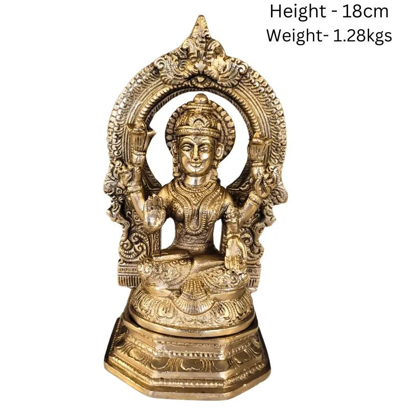 Brass Lakshmi ji Design 3-Global Food Hub