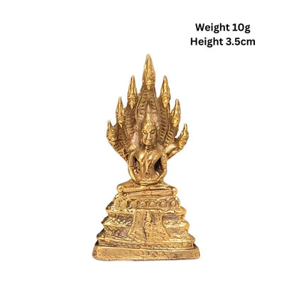Brass Mini Sitting Dharma Buddha-Global Food Hub