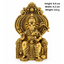 Brass Miniature Ganesha S on Chair-Global Food Hub