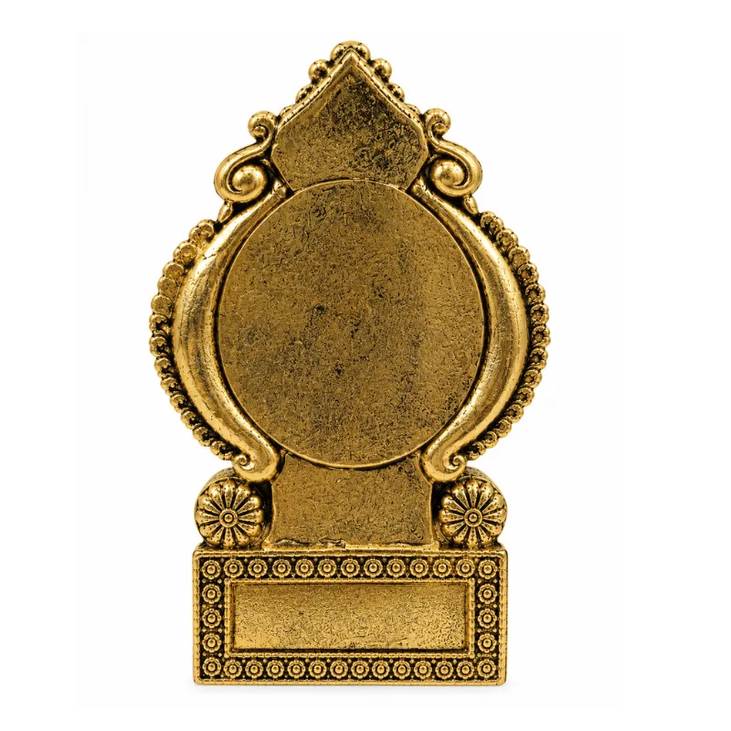 Brass Miniature Ganesha on Chair-Global Food Hub