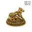 Brass Nandi XS Miniature-Statue-Global Food Hub