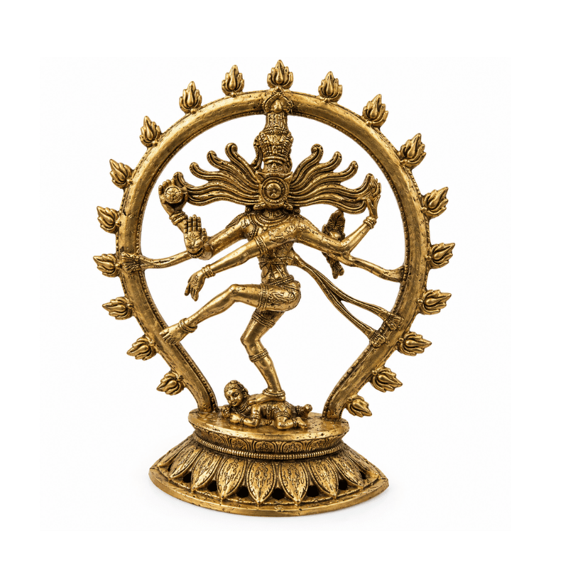 Brass Natarajan Statue : Weight- 1.29Kg-Global Food Hub