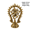 Brass Natarajan Statue: Weight 940g-Global Food Hub