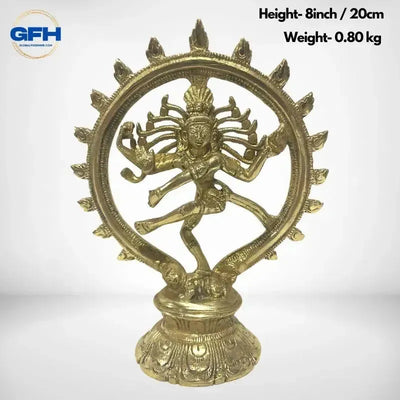 Brass Natraj Statue A-Global Food Hub