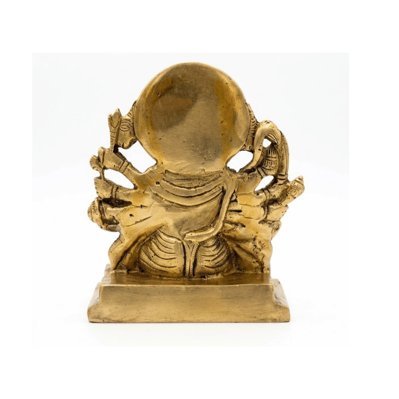 Brass Panchmukhi Hanuman- 1.7kg (square)-Global Food Hub