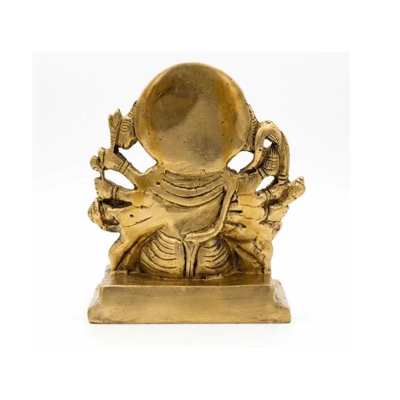 Brass Panchmukhi Hanuman- 1.7kg (square)-Global Food Hub